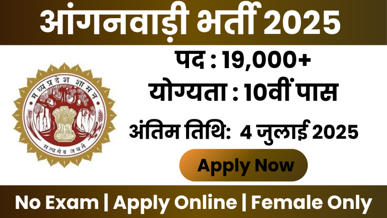 WCD MP Recruitment 2025